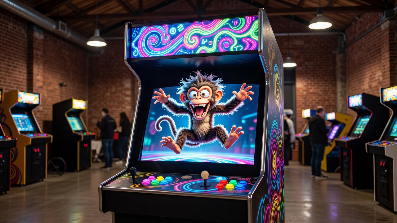 Game Crazy Monkey Visual Display - Curiohubhorizn